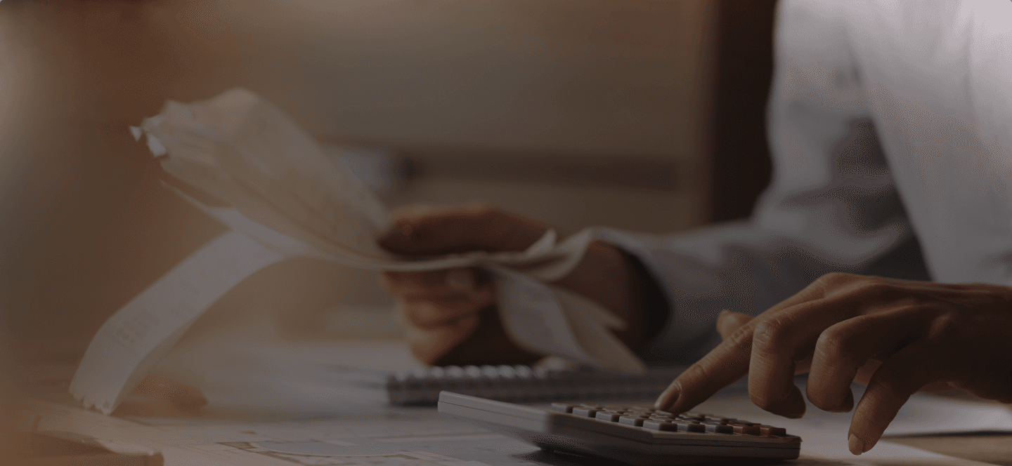 Tax professionals reviewing documents