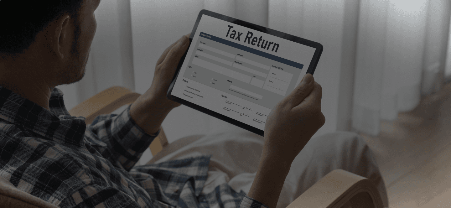 Tax professionals reviewing documents