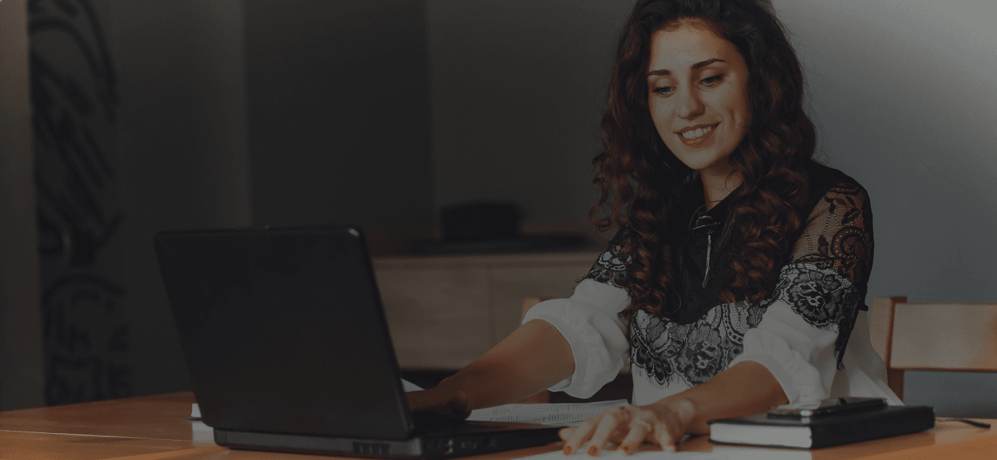 Tax professionals reviewing documents