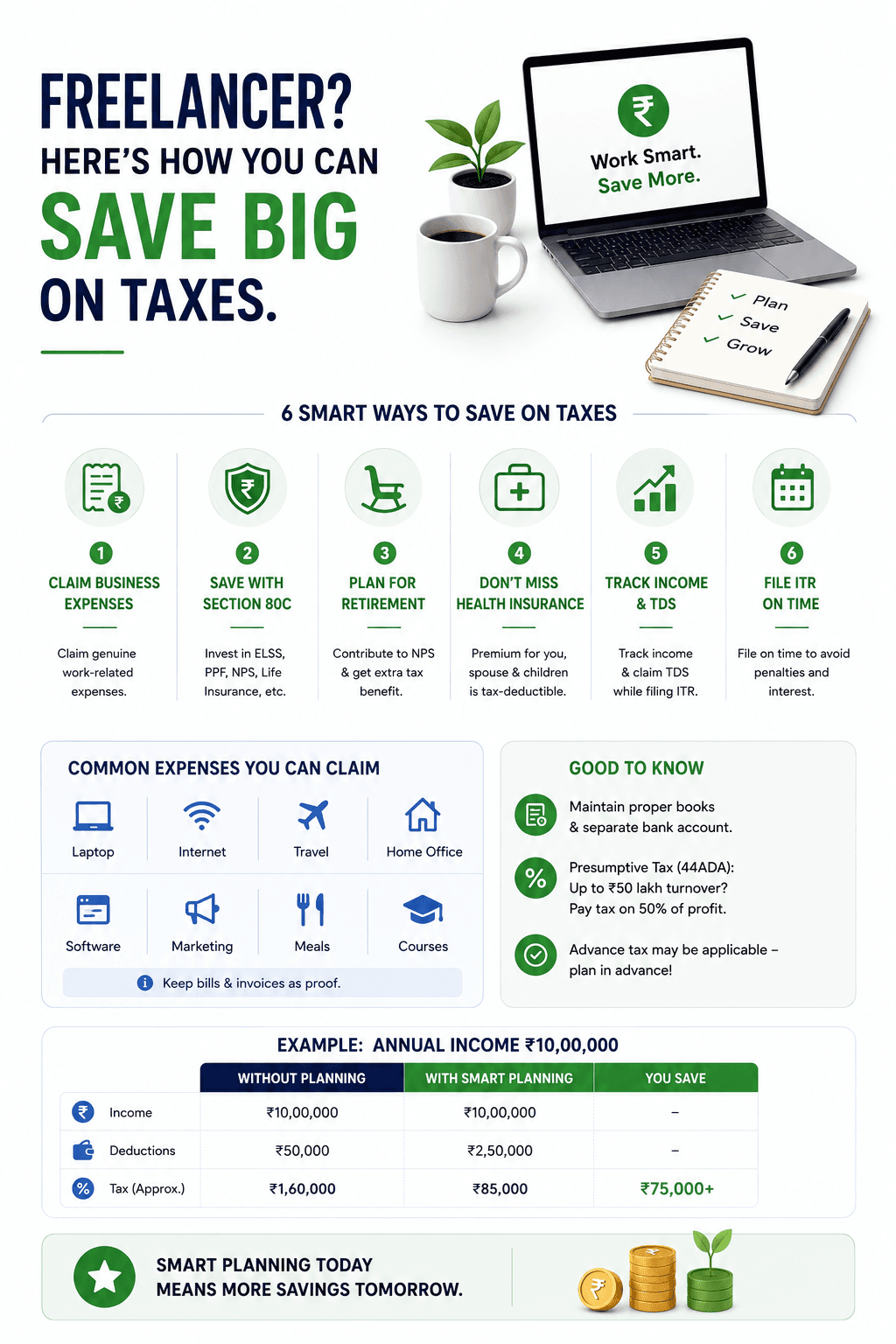 Freelancer? Here's How You Can Save Big on Taxes