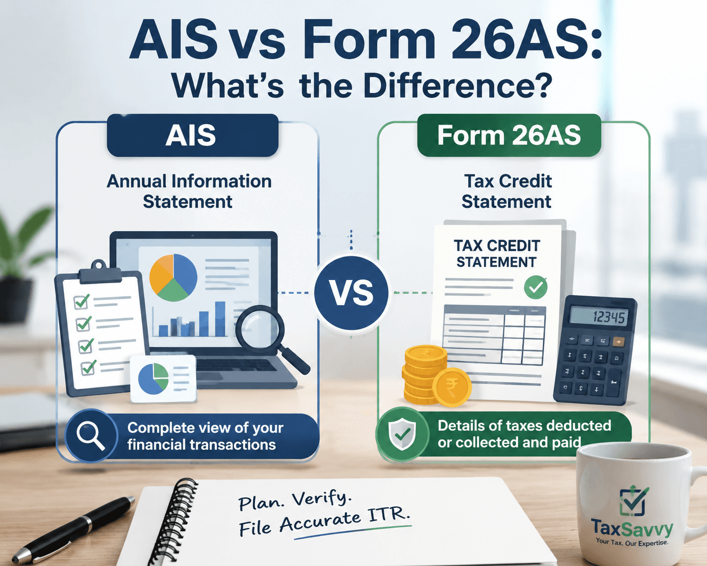 AIS vs Form 26AS: What's the Difference?