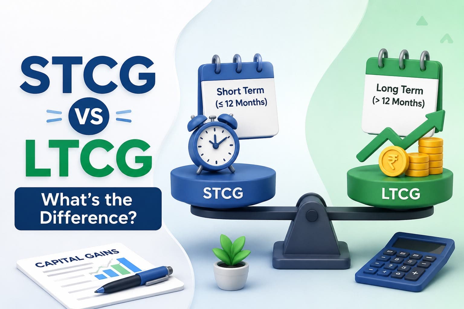 STCG vs LTCG: Key Differences Explained