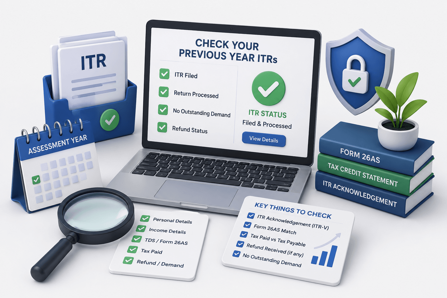 How to check if your previous year ITRs were filed correctly.